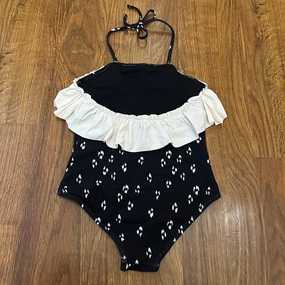 Eberjey one piece swimsuit ruffle trim